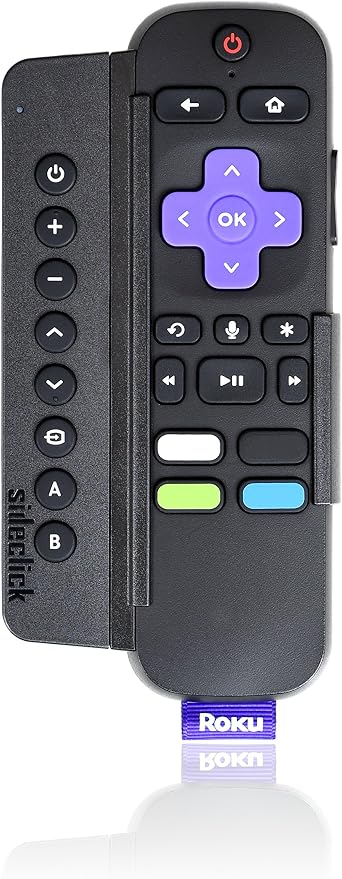 Universal Remote Attachment for Roku Streaming Player