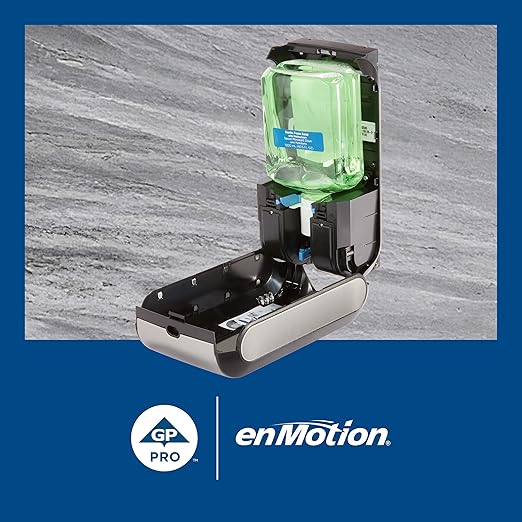enMotion Georgia‑Pacific (by GP PRO) Gen2 Automated Touchless Soap and Sanitizer Dispenser, Stainless Finish, 52060