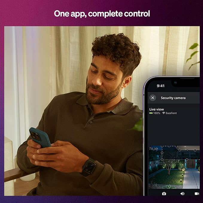 Philips Hue Secure Smart Contact Sensor, Black - 2 Pack - Made for Indoor Doors and Windows - Requires Hue Bridge - Works with The Hue App