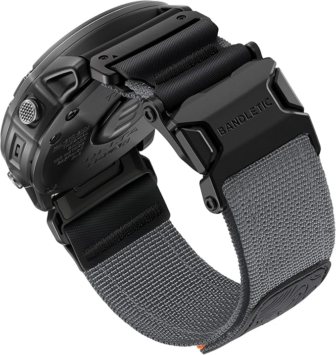 Bandletic Magnetic Bands Compatible with Garmin Tactix 8 51mm Watch Band, 26mm Quick Fit Strap for Fenix 8 51mm/7X 6X Pro/5X Plus/3/3 HR/Instinct 2X 3 50mm/Enduro/Quatix 8 51mm/Epix Pro (Gen 2) 51mm