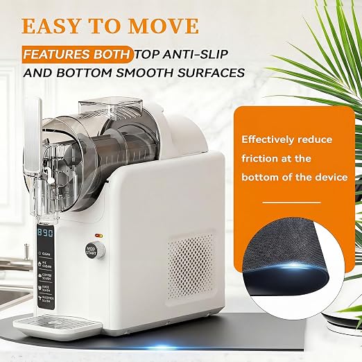 5 in 1 Slushie Machine for Home, No Ice Needed Frozen Drink Maker with Anti-Slip Mat, 61oz Slushy Machine Self-Cleaning and LED Display for Margaritas, Frappes, Smoothies and Shakes (White)