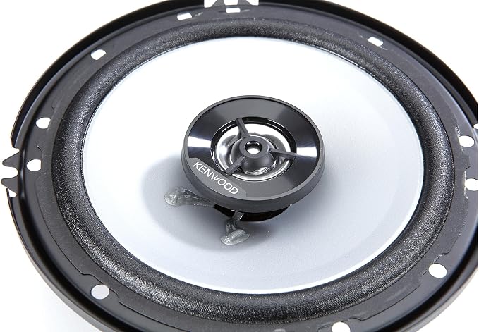 Kenwood 6-1/2" 300W Max (60W RMS per Pair) 6.5" KFC 2-Way Sport Series Flush Mount Car Audio Door Coaxial Speakers