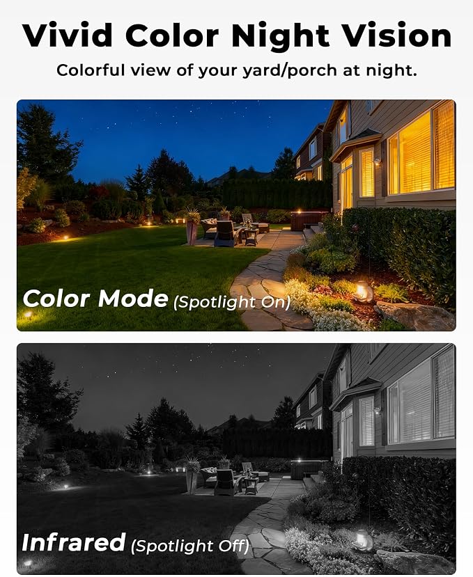 Light Bulb Security Cameras Wireless Outdoor, 5G&2.4GHz 4MP Security Camera 360° PTZ Cameras for Home Security with Color Night Vision, 2 Way Talk, AI Human Detection, Screw in Light Socket, 4Packs