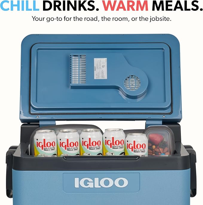 Igloo Thermoelectric Cooler & Warmer | 12V Portable Cooler for Truck, RV, Car & Home