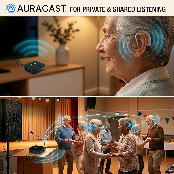 BA210 v2 Auracast Bluetooth Transmitter, LC3, AptX Lossless, AptX HD, Optical & 3.5mm Inputs, Compatible with Galaxy Buds 2 Pro, Buds 3, JY300 JM320, Hearing Aids and Bluetooth Headphones