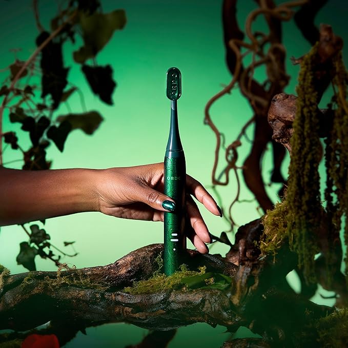 ORDO x Wicked Sonic Lite Electric Toothbrush | Rechargeable Sonic Toothbrush for Adults & Teens with USB-C Charging, 2 Modes & Travel Cap, Elphaba Thropp