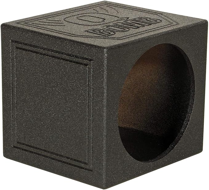Q Power QBomb 12 Inch Sealed Car Audio Subwoofer Sub Box Enclosure (2 Pack)