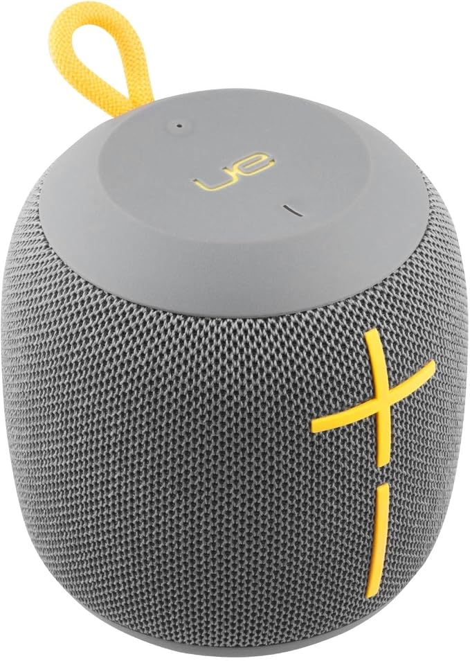 UE WONDERBOOM Super Portable Waterproof Bluetooth Speaker (Stone Grey) (Renewed)