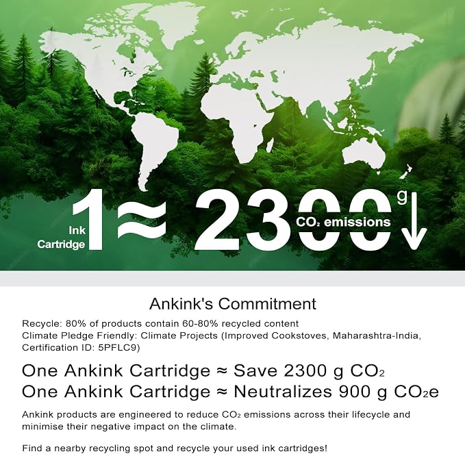 Ankink 275XL 276XL 3-Pack Compatible Ink Cartridge Replacement for Canon PG 275 CL 276 XL PG275XL CL276XL PG275 CL276 XL (2 Black & 1 Color) for TS3522 TR4720 TR4700 TR4722 TS3500 TS3520 Printer