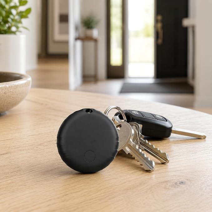 Key Finder 5 Pack for Apple Find My App, iOS Tracker Tags | iOS Only Bluetooth Finder for Keys, Wallets and Luggage