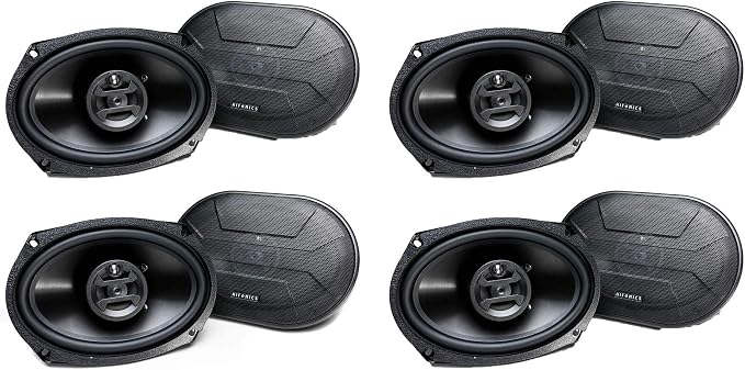 Hifonics Zeus 800 Watt 6 x 9 Inch 3 Way Car Audio Coaxial Speakers (8 Pack)