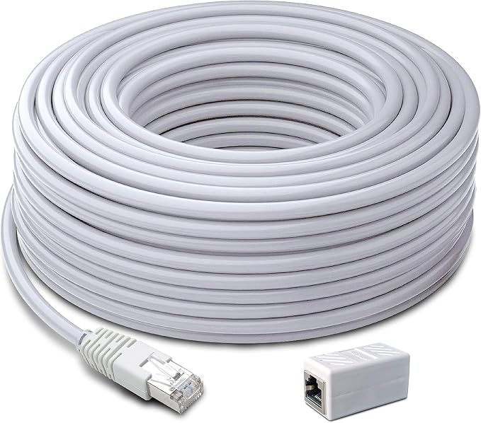 Swann Security Cat5 Ethernet Cable, NVR Extension Cord for PoE Camera, 100 Ft/30M, SWNHD-30MCAT5E