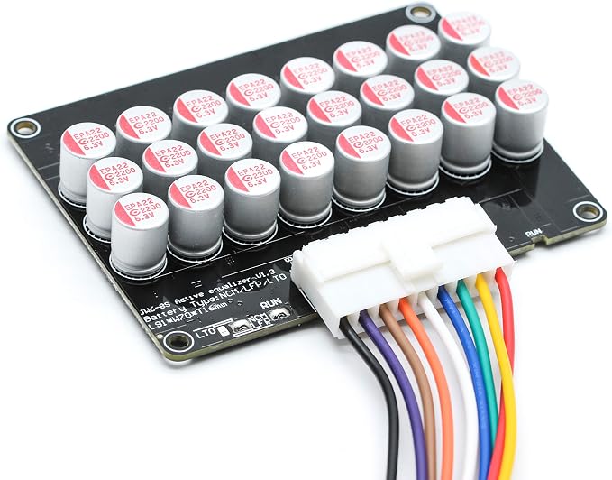 6S 7S 8S 5A Active Equalizer Balancer 8S Equalizer Lifepo4 Li-ion Lithium Lipo/Titanate LTO Energy Transfer Board Whole Group Capacitor Balancer PCB