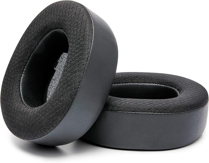 WC Freeze for Arctis Nova - Hybrid Fabric Cooling Gel Replacement Earpads for Arctis Nova Pro Wired, Nova 7, 5, 4, 3, 1 - Made by Wicked Cushions (Does Not Fit Nova Pro Wireless) | Black