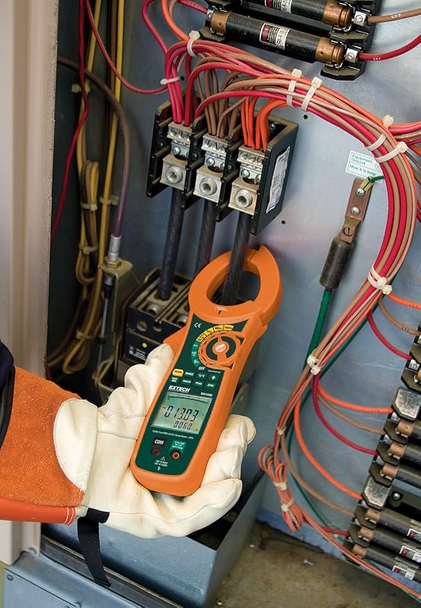 Extech MA1500: 1500A True RMS AC/DC Clamp Meter + NCV