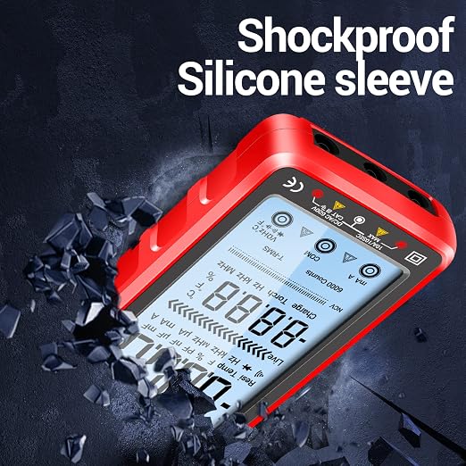 ANENG Digital Multimeter Tester Auto-Ranging TRMS 6000 Counts Voltmeter Smart Rechargeable Meter Measures AC/DC Current,NCV,Voltage,Ohm,Amp,Resistance,Diodes,Countinuity,Capacitance,Temperature