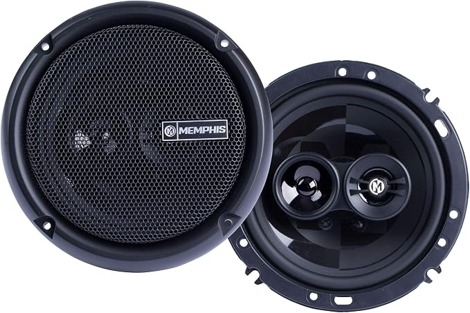 Memphis Audio PRX603 Power Reference Series 6.5" 3-Way Coaxial Speakers with Swivel Tweeters - Pair