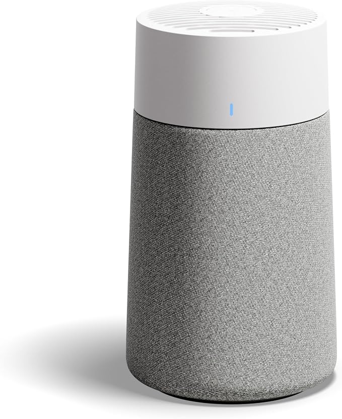 Blueair Mini Max Auto Air Purifier for Bedroom, 510ft2 Small Room Air Cleaner with Auto Mode, HEPASilent Technology Removes Dust, Pollen, Pet Dander, Smoke & Odor, 3 Speeds, Quiet, Washable Pre-Filter