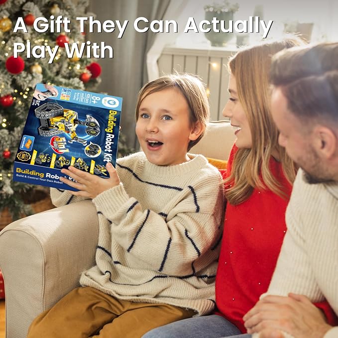 Sillbird Bundle - 2 Items Robot Car Building Kit with Remote Control Christmas STEM Gifts for Boys Ages 8-14, Technic Coding Stunt Racer Toys for Kids Birthday, Buildable 5in1 Models