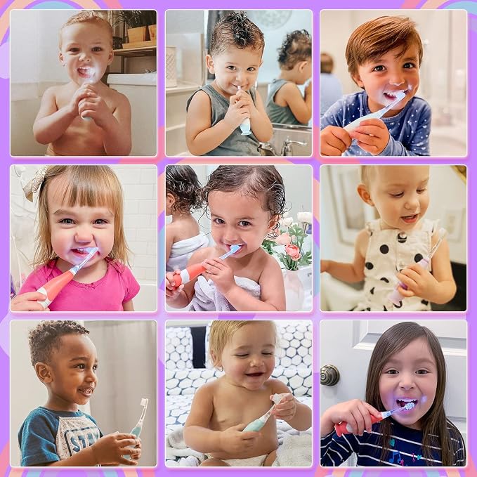 Papablic BabyHandy 2-Stage Bundle with Arya Toddler Sonic Electric Toothbrush