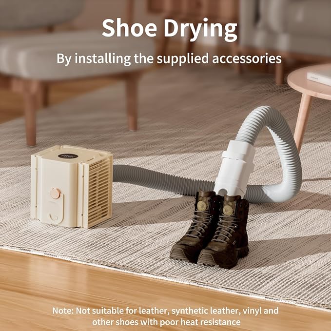 Y6 Plus Portable Clothes Dryer, 850W Travel Mini Dryer for Clothes, Foldable Portable Dryer Machine for Apartments RV Home, Small Compact Electric Dryers for Clothes Underwear Baby Socks