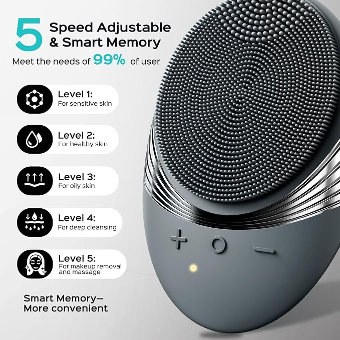 COSLUS Silicone Face Scrubber