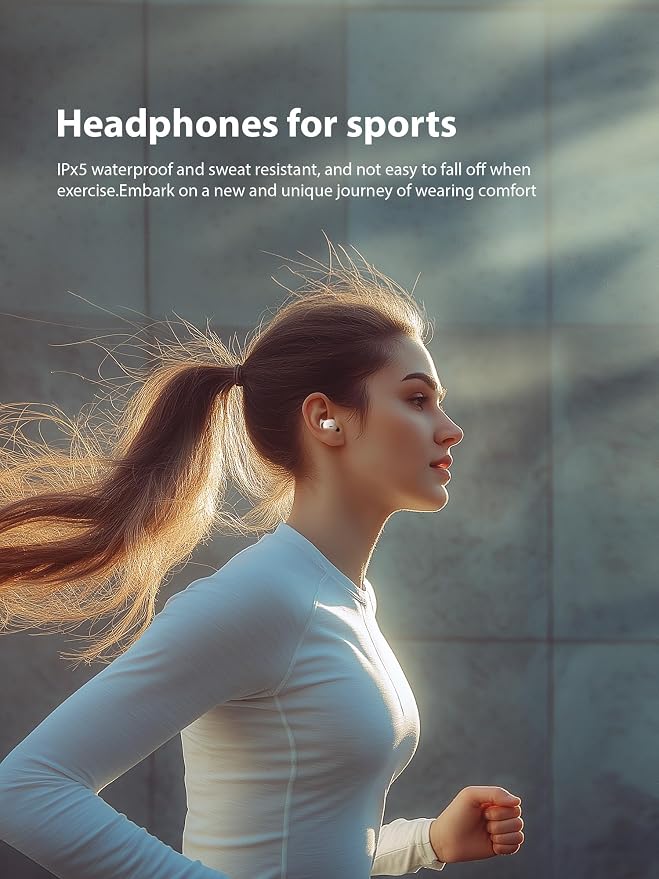 Sleep Headphones, Invisible Sleep Earbuds for Side Sleepers, Small Noise Blocking Sleep Earphones, Bluetooth 5.3 Tiny Hidden Earbuds for Work,Sleeping (Black)