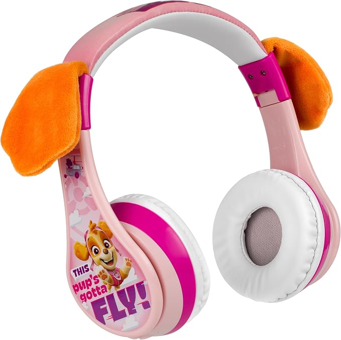 Paw Patrol Bluetooth Headphones for Kids, Wireless Headphones Skye Liberty