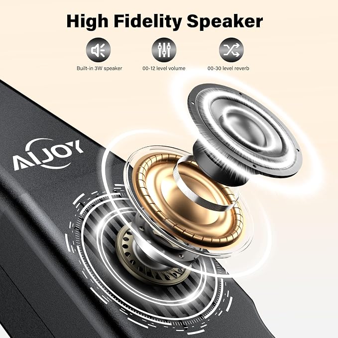 AIJOY AWI-100 Portable Digital Wind Instrument, Mini Electric Saxophone with 27 Musical Tones, 2 Fingering Modes, 5-Octave Range, Bluetooth MIDI & Rechargeable, for Beginners Adults Teens