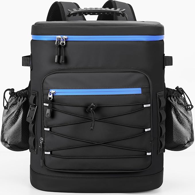 Large 52cans Cooler Backpack, Insulated, Waterproof, Leak Proof, 30L Large Capacity