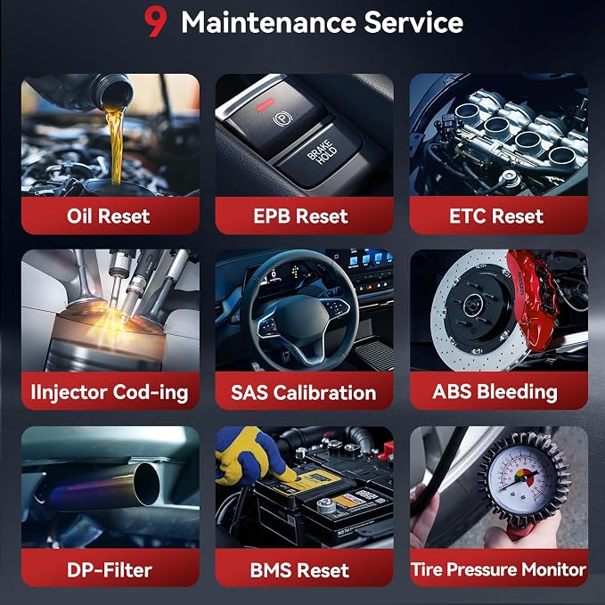 iCarsoft OBD2 Scanner Diagnostic Tool for BMW/VW/Audi, BMM V2.0 (Enhanced Ver) All System 9 Maintenance Resets Battery Registration/Battery Test Code Reader Auto VIN -16PIN OBDII Adapter