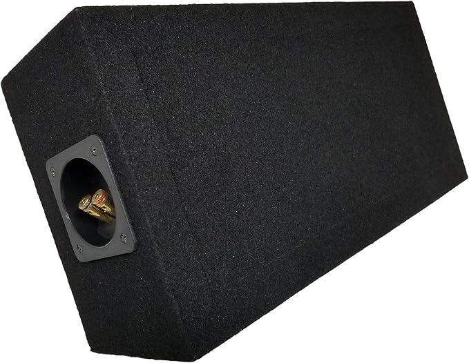 Bass Rockers Chuchero Outdoor Stereo Subwoofer Car Speaker Box - Pod - Enclosure Box Carpeted MDF fits 6" Midrange/Speakers - 1” inch Sub Box