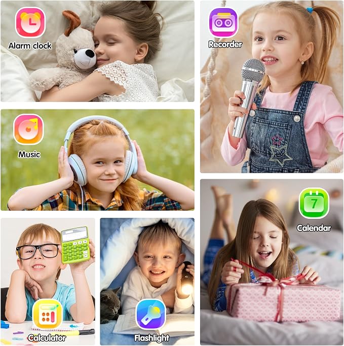 Kids Smart Watch Boys, Kids Smart Game Watch with 39 Games HD Touch Screen Video Camera Music Player Pedometer Flashlight Alarm Clock 12/24 hr Kid Watches for Boy Gifts for 5-12 Year Olds Boy Girl