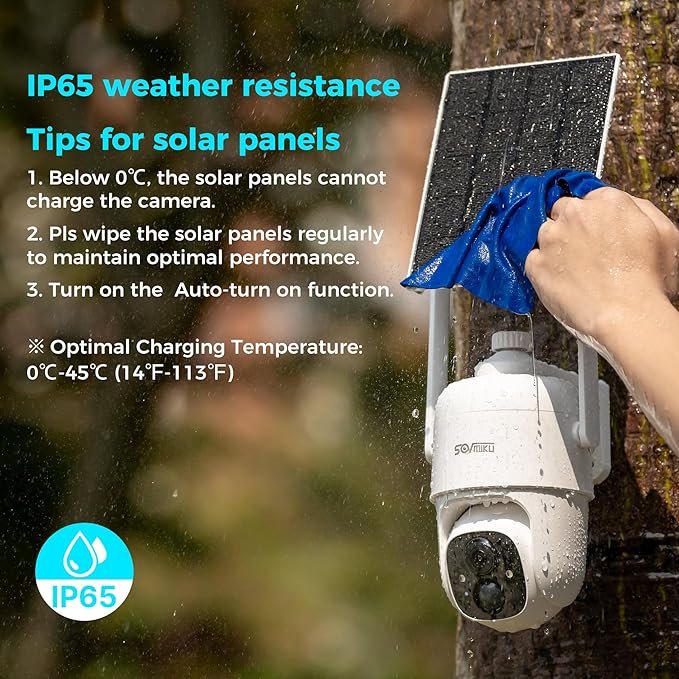 Vicohome 4CQ1 AI 2K Solar Security Camera Wireless Outdoor, Battery Powered,Two Way Audio,Motion Detection, 360° View,Easy to Setup,Color Night Vision,Audible Flashlight Siren,180 Days Exchange Policy