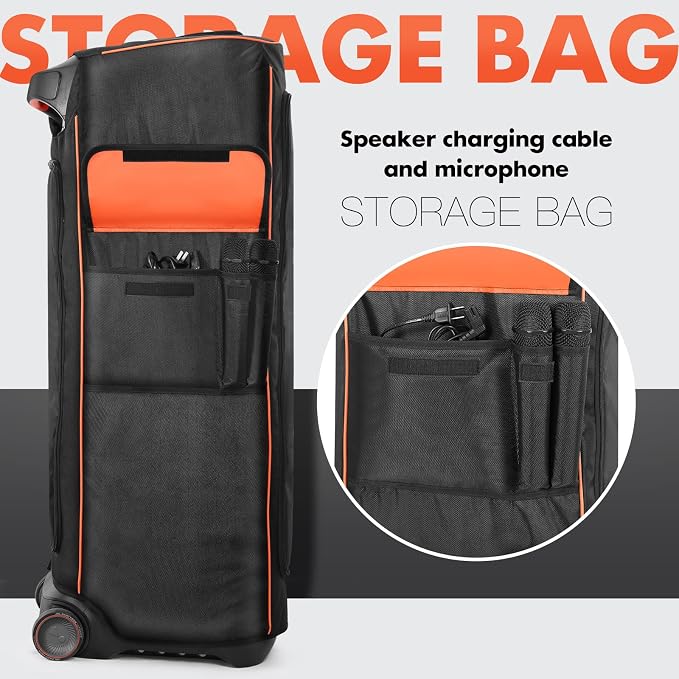Speaker Cover Compatible with JBL PartyBox Ultimate, Scratch-Resistant, Dustproof, Portable Case with Storage Bag for Outdoor Party Speaker