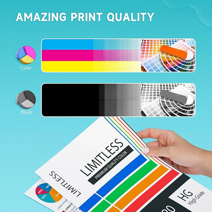 68XL 68 Ink Cartridges Black/Color Combo Pack Compatible for HP 68 Ink Cartridges High Yield Replacement for HP Ink 68 fit for Envy 6155e 6555e 6100e 6500e 6558e 6152e 6552e 6555e Printer(2 PACK)