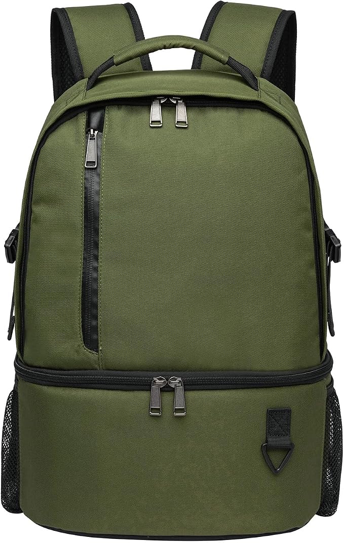 TUGUAN Insulated Cooler Backpack 38 Cans Double Deck Leakproof Lightweight Soft Lunch Backpack Small Cooler Bag Beach Picnic