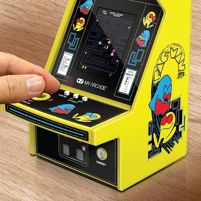 My Arcade Pac-Man Micro Player Pro: 6.75" Handheld Retro Games, Arcade Classics