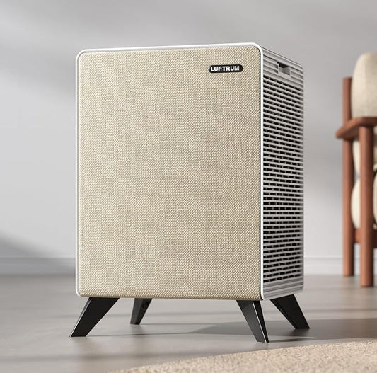 Air Purifiers for Home Large Room Up to 2250 ft² - Remove 99% of Smoke Allergies Pet Dander Odor - Dual 3-Stage Filter of Washable Filter and with AQI
