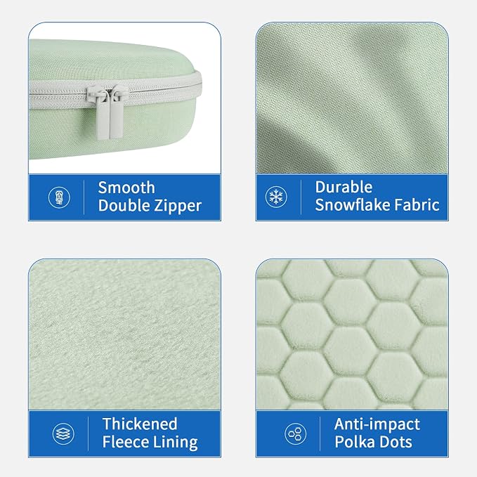 Yinke Smart Case for Apple AirPods Max Supports Sleep Mode, Hard Organizer Portable Carry Travel Cover Storage Bag