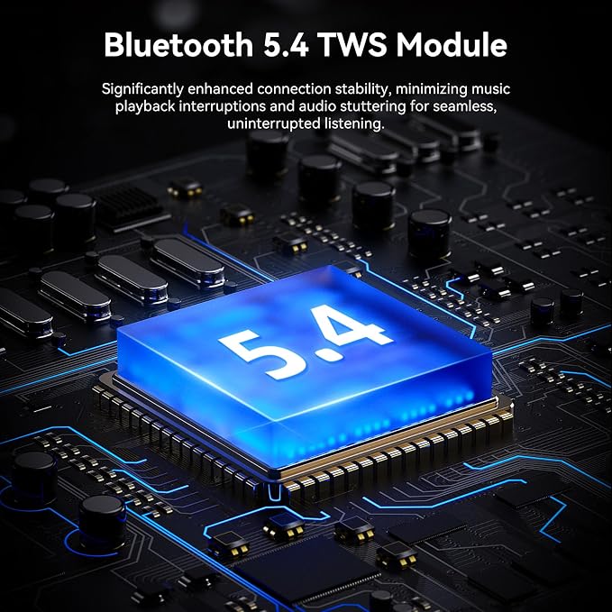 KBEAR BT15 PRO IEM Bluetooth Adapter,5.4 Bluetooth 5.4 TWS Module 2PIN Plug for Moondrop CHU II/Aria/Blessing,KZ ZST/AS10 /ZST-X/ZSR/ES4/EDC,for Truthear Hexa/Zero(2 PIN)