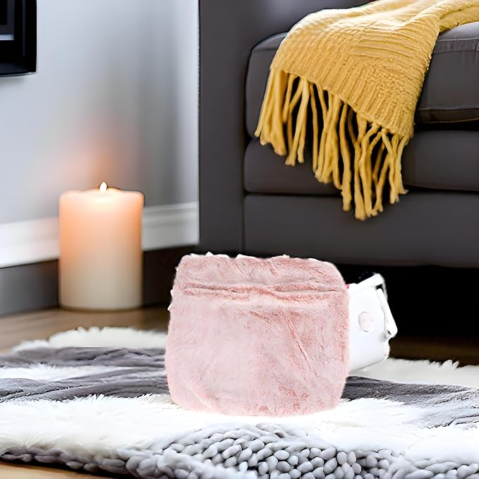 Cozy USB Heated Foot Warmer with Dual - Layer Heating, Safety Features and Machine Washable Fabric for Home & Office Comfort(#1)