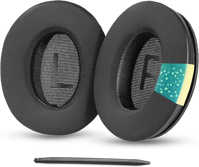 TaiZiChangQin QC45 QC35 Cooling Gel Ear Pads Replacement Compatible with Bose QuietComfort 35 QC35 QC35ii QC45 QC SE Headset Upgrade Earpads Ear Cushions Memory Foam Black