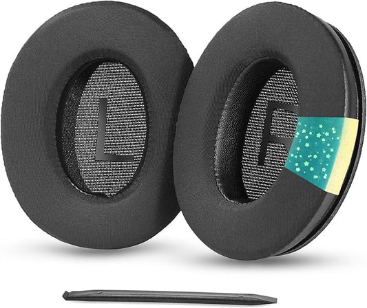 TaiZiChangQin QC45 QC35 Cooling Gel Ear Pads Replacement Compatible with Bose QuietComfort 35 QC35 QC35ii QC45 QC SE Headset Upgrade Earpads Ear Cushions Memory Foam Black