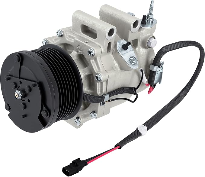AC Compressor - A/C Compressor Compatible with Honda Civic 2006-2011, 1.8L - Replaces 38810RRBA01, 38800-RNA-A010-M, 38800-RNB-A02, 38800RNAA010M2, 38800RNAA01 - HVAC Air Conditioning Compressor