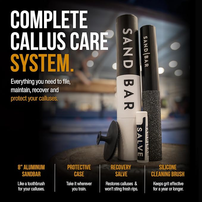 SandBar Callus Remover Tool, File for Hands, Durable Aluminum Tool Callus Shaver, Palm and Heel Dead Skin Removal, Includes Nourishing Salve, Ideal for Athletes, Climbers, and Gym Enthusiasts - Pink