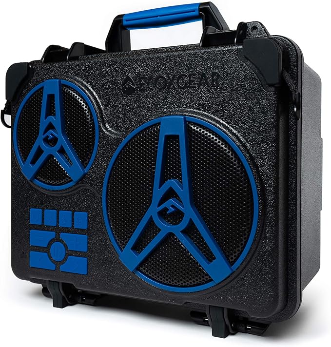 ECOXGEAR EcoJourney Rugged Waterproof Portable Bluetooth Wireless 65-Watt Speaker Dry Storage with 50+ Hours Playtime(Blue)