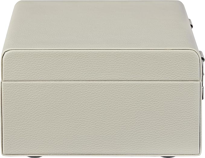 Crosley CR3517A-DU Voyager Retro Portable CD Player with Stereo Bluetooth Speakers and FM Radio, Dune