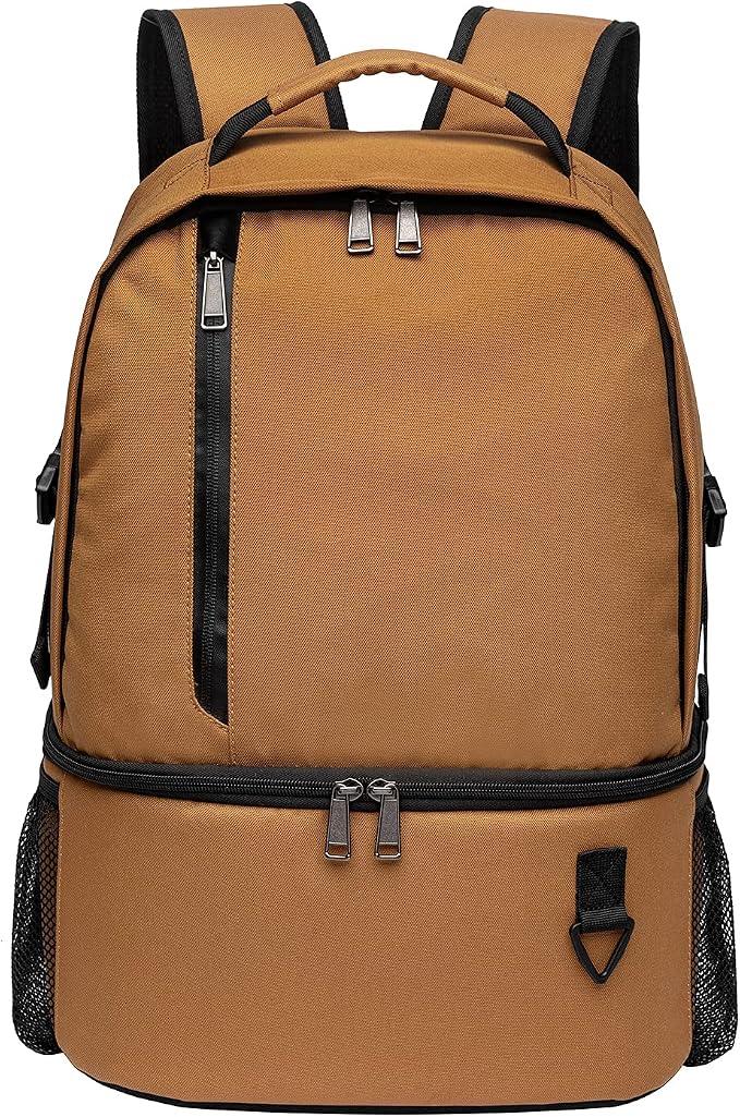 TUGUAN Insulated Cooler Backpack 38 Cans Double Deck Leakproof Lightweight Soft Lunch Backpack Small Cooler Bag Beach Picnic