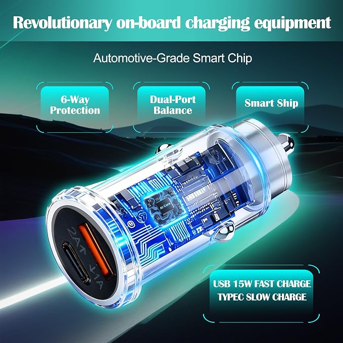 Car Anti-Loss Device with Charging Port - Real-Time Location Tracking, Compatible with Apple Find My (iOS Only)-Sliver